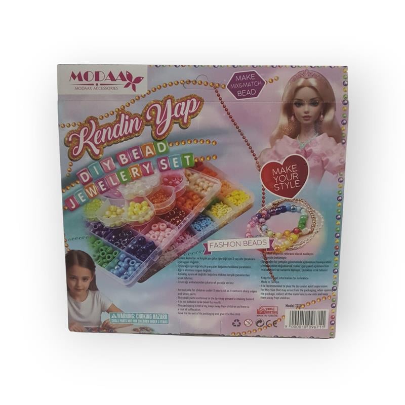 KING TOYS KENDİN YAP TAKI SETİ PARLAK VE RENKLİ BONCUKLARLA MODA TASARIMLARI  