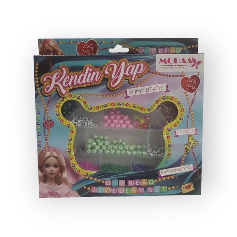 KING TOYS KENDİN YAP TAKI SETİ PARLAK VE RENKLİ BONCUKLARLA MODA TASARIMLARI  