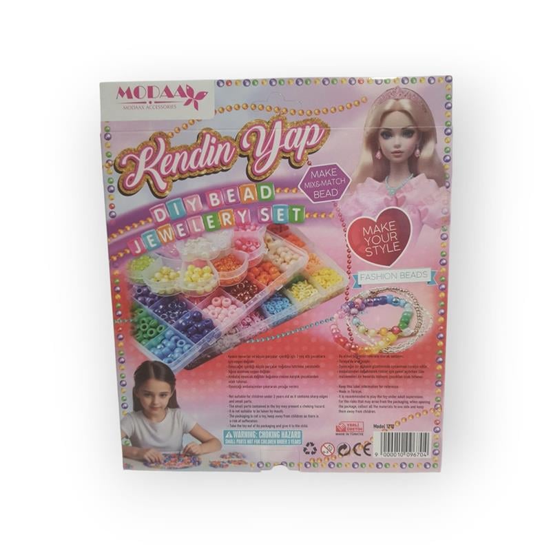 KING TOYS KENDİN YAP TAKI SETİ RENKLİ BONCUKLARLA EĞLENCELİ TASARIMLAR 