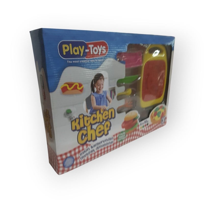 KİTCHEN CHEF OYUN HAMURU MUTFAK SETİ PLAY TOYS 