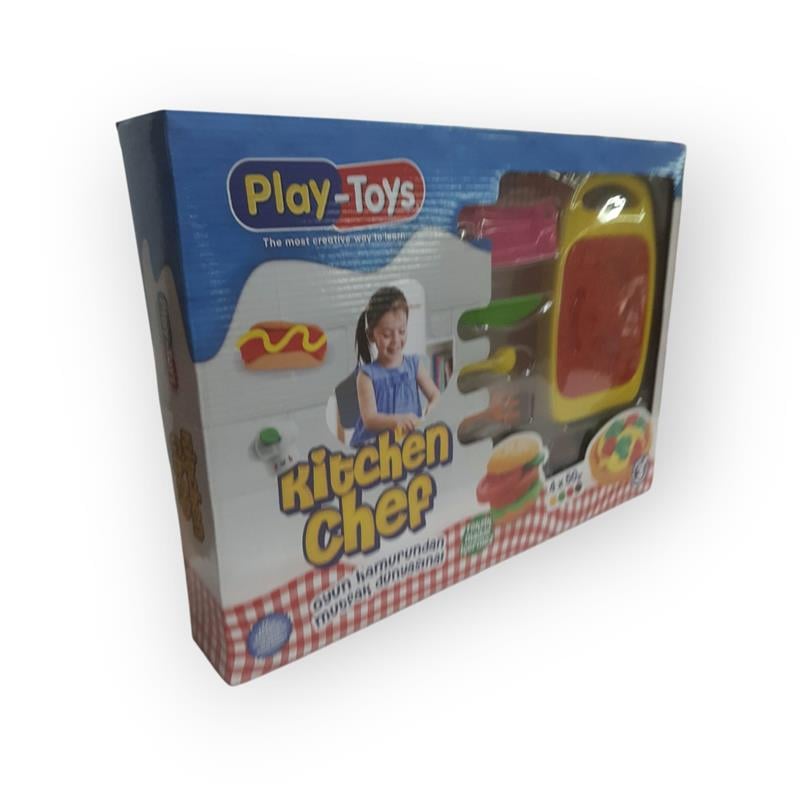 KİTCHEN CHEF OYUN HAMURU MUTFAK SETİ PLAY TOYS 