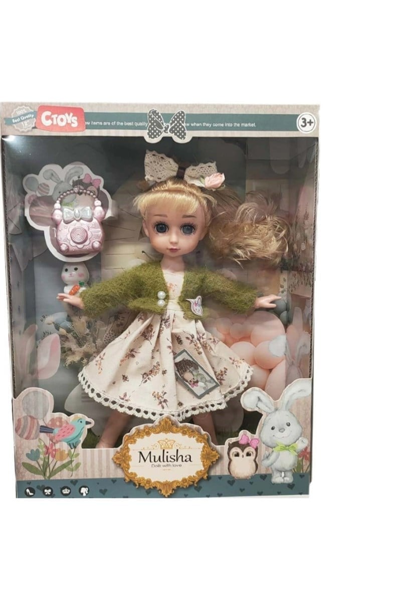 Klasik Moda Aksesuarlı Oyuncak Bebek Ctoy-qj171c 