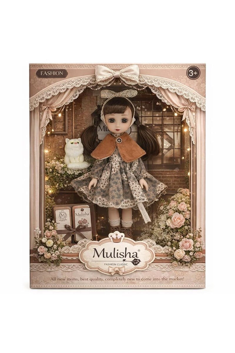 Klasik Moda Aksesuarlı Oyuncak Bebek Ctoy-qj105c 