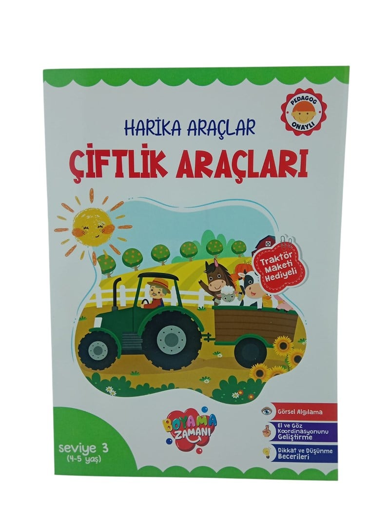 Harika Araçlar Çiftlik Araçları Seviye 3 4-5 Yaş