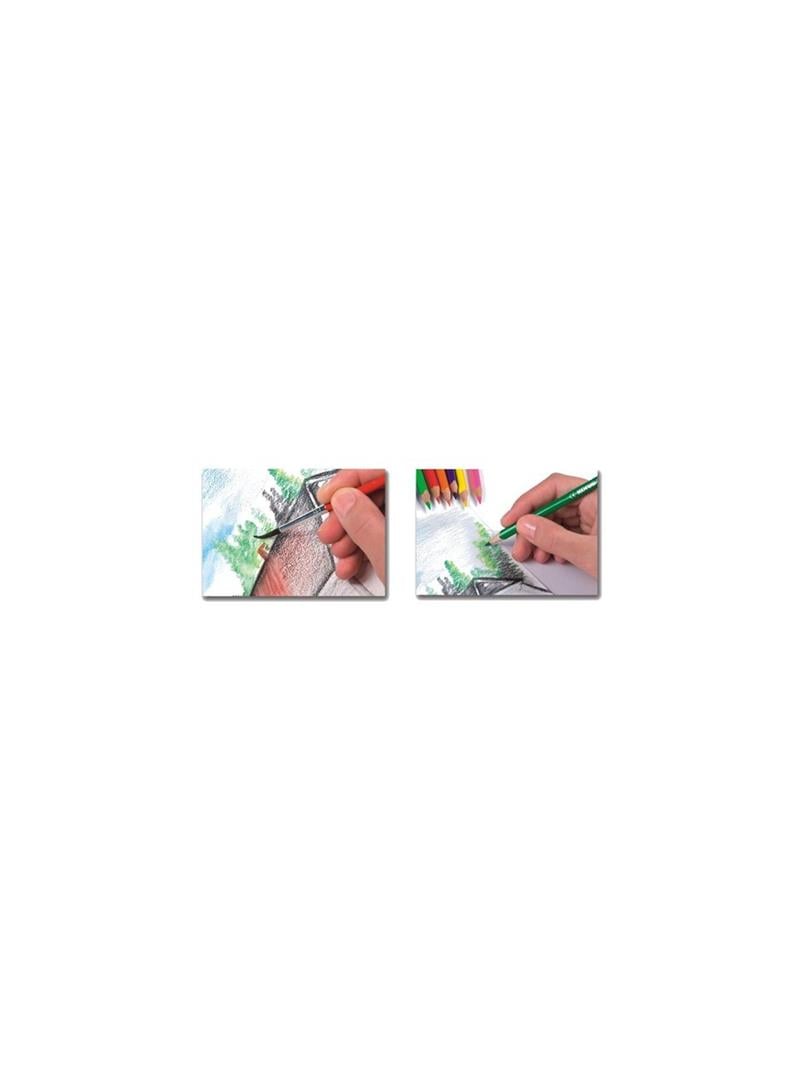 Kores Aquarel Boya Kalemi Kalemtraş + Fırça 12'li