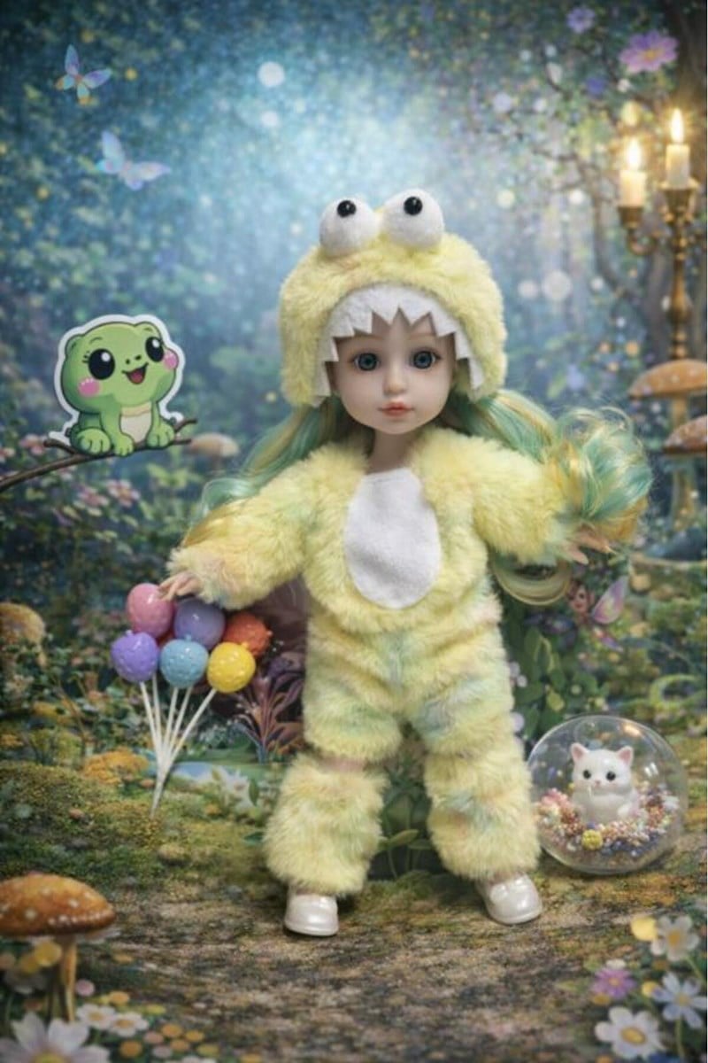 Kostümlü Oyuncak Bebek Seti Ctoy-qj183b 