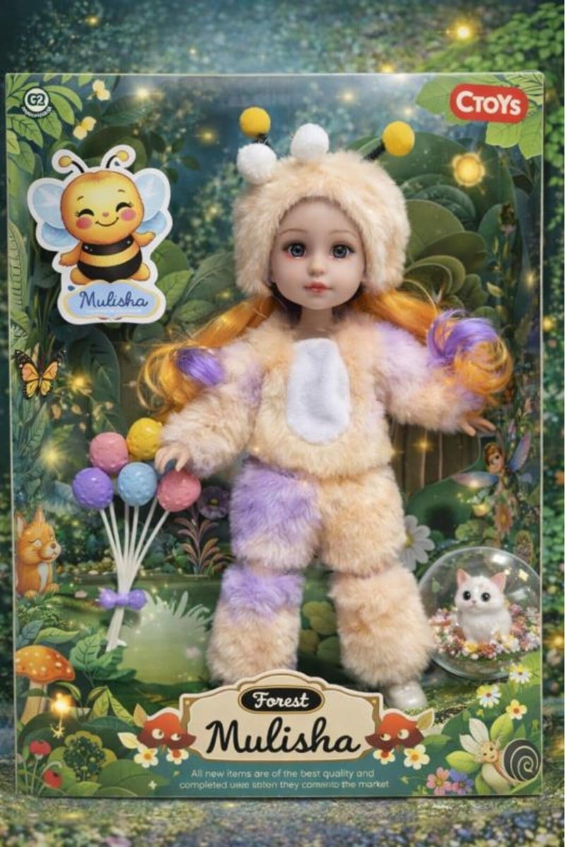 Kostümlü Oyuncak Bebek Seti Ctoy-qj183d 