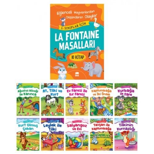 La Fontaine Masalları 1. 2. Sınıflar 10 Kitap / EMA Kitap