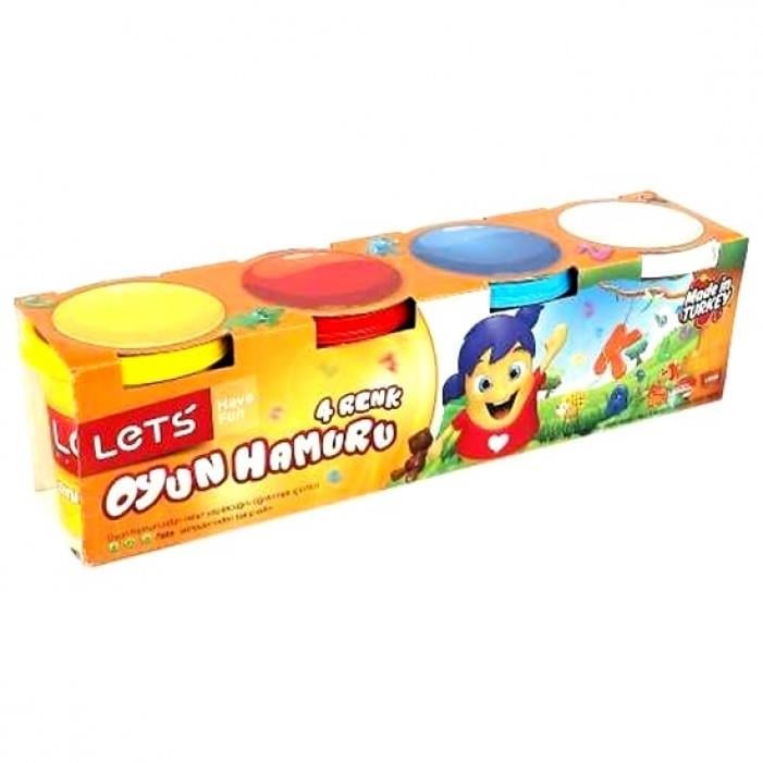 Lets 4 Renk 460 Gr Oyun Hamuru