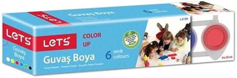 Let's Guvaş Boya 25 ml 6 Renk