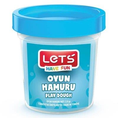 Lets Tek Renk Mavi 115 Gr. Şeffaf Bardak Oyun Hamuru