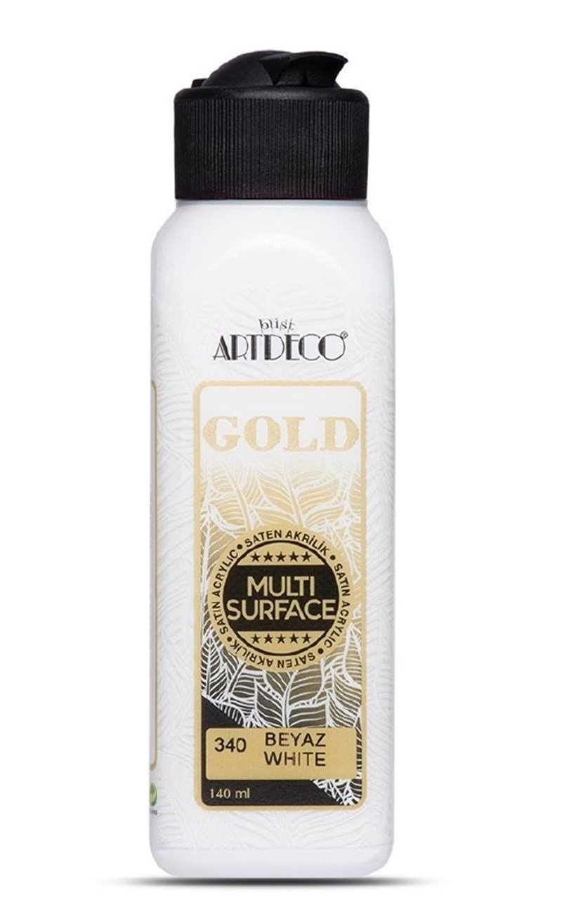 Artdeco Akrilik Boya 140ml Gold Multi-surface Beyaz