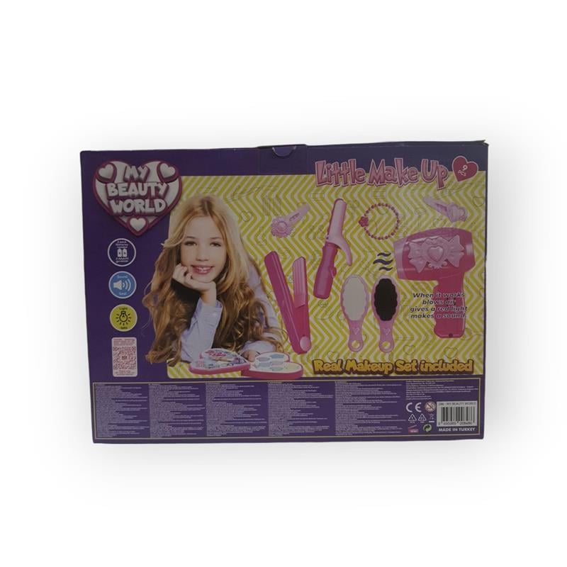LİTTLE MAKE UP BEAUTY WORLD ÇOCUK MAKYAJ VE GÜZELLİK SETİ 