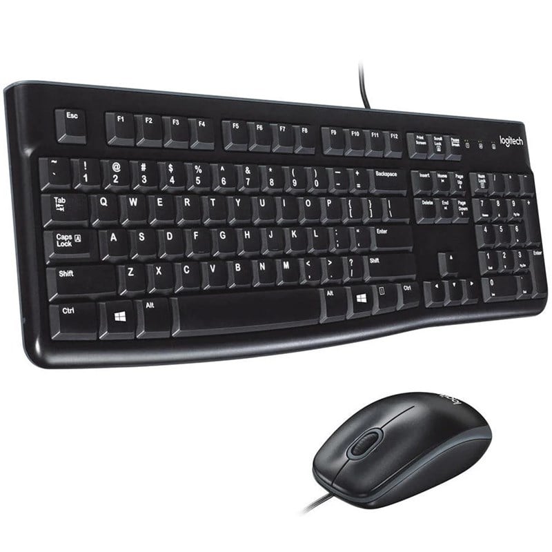 Logitech Klavye & Mouse MK120 Kablolu USB