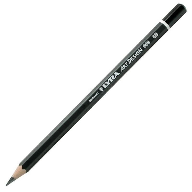 LYRA Kurşun Kalem Rembrandt Art Design 6b Dereceli Çizim Kalemi (12'li Paket)