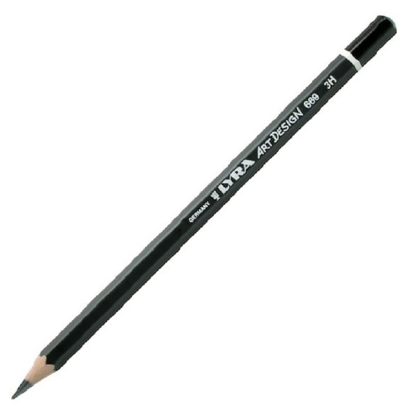 LYRA Kurşun Kalem Rembrandt Art Design 3h Dereceli Çizim Kalemi (12'li Paket)