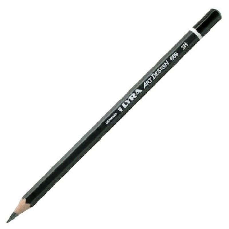LYRA Kurşun Kalem Rembrandt Art Design 3h Dereceli Çizim Kalemi (12'li Paket)