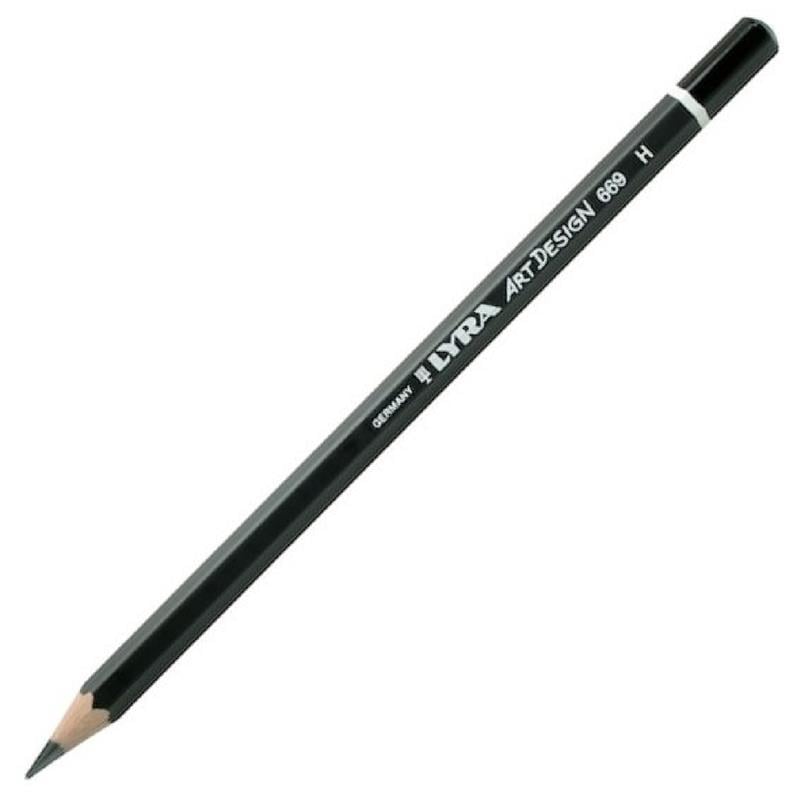 LYRA Kurşun Kalem Rembrandt Art Design H Dereceli Çizim Kalemi (12'li Paket)
