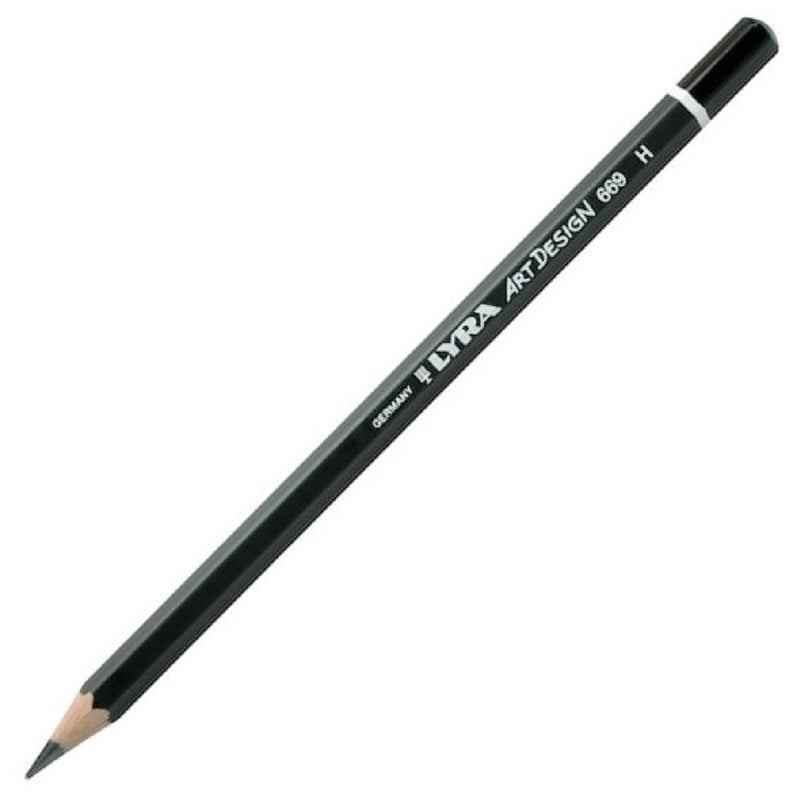 LYRA Kurşun Kalem Rembrandt Art Design H Dereceli Çizim Kalemi (12'li Paket)