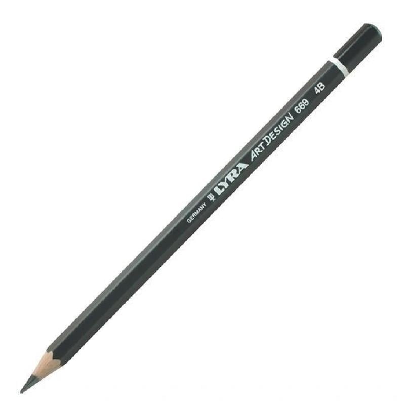 LYRA Kurşun Kalem Rembrandt Art Design 4b Dereceli Çizim Kalemi (12'li Paket)