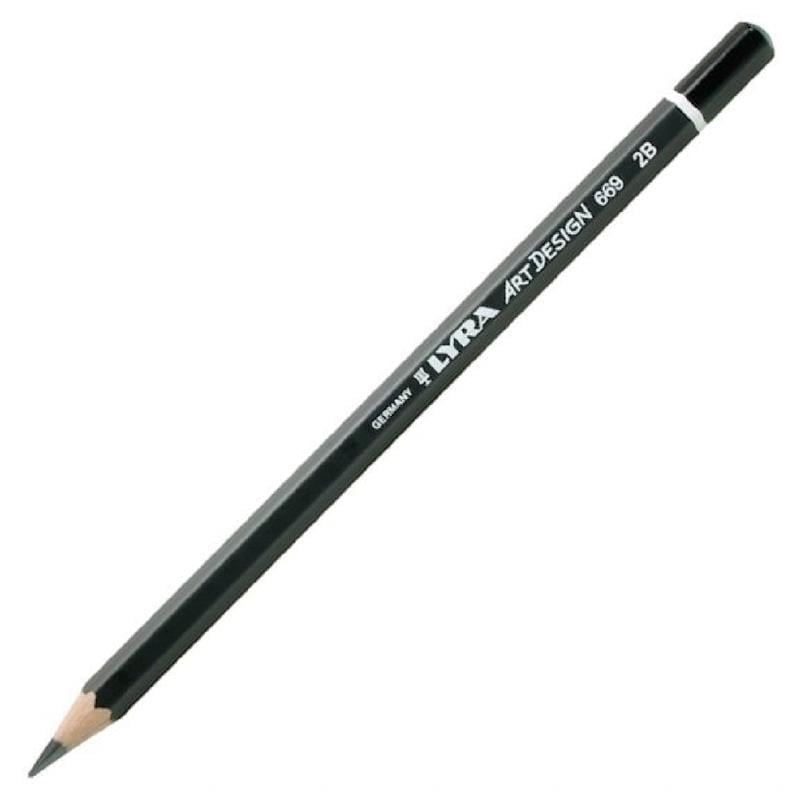 LYRA Kurşun Kalem Rembrandt Art Design 2b Dereceli Çizim Kalemi (12'li Paket)