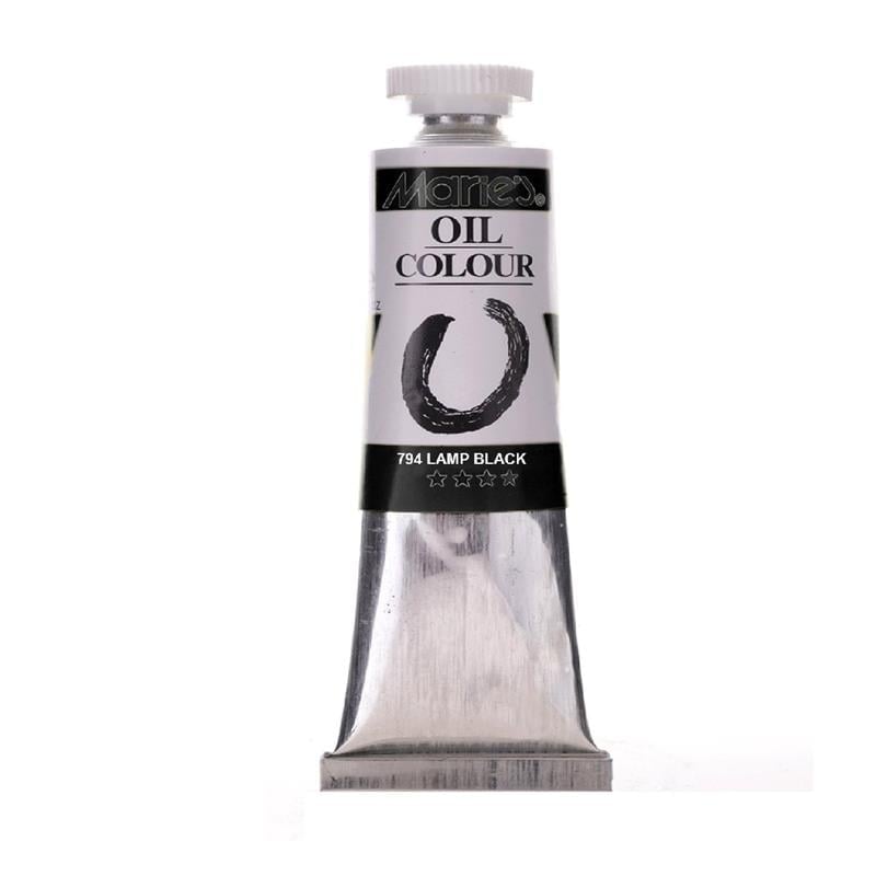Maries Siyah Lamp Black 50 ml E1384-52 Yağlı Boya 3'lü Paket