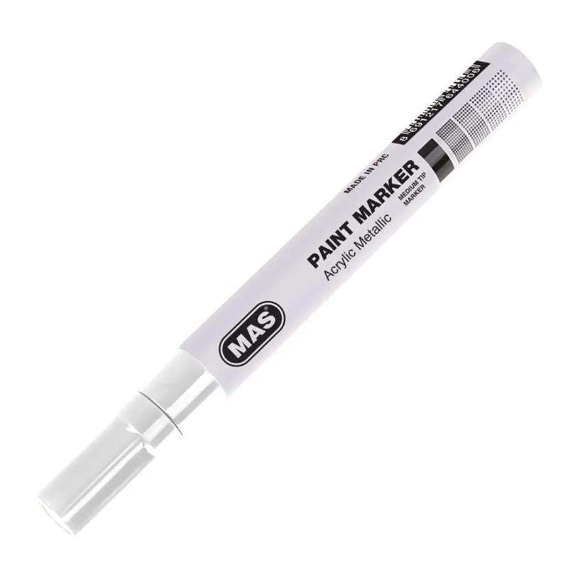 MAS 6448 Paint Marker Demirbaş Kalemi Beyaz