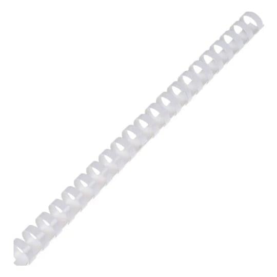 Mas 8 mm Plastik Spiral Beyaz 100'lü Paket