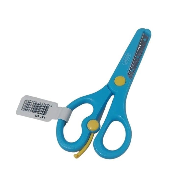 Mas Makas Stand Çocuk Plastik Korumalı Karışık Renk