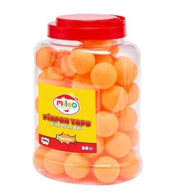 Mas Mileo Pinpon Topu 60’lı Kavanoz Turuncu 3990