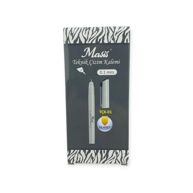 Masis Çizim Kalemi 0,1mm 10’lu Paket