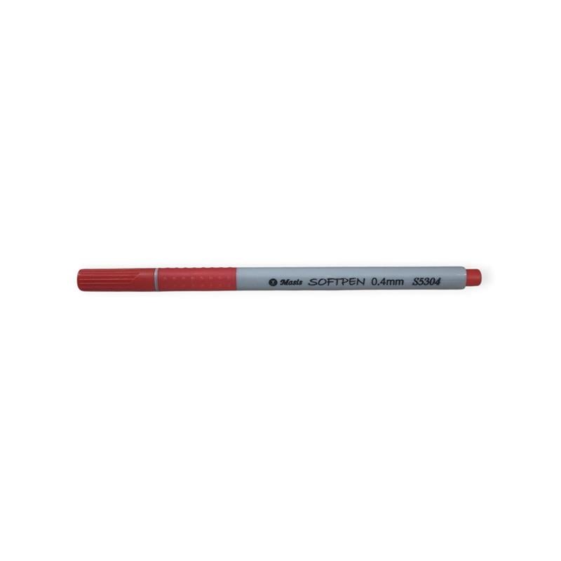 Masis Softpen Fineliner Kırmızı 10'lu Paket