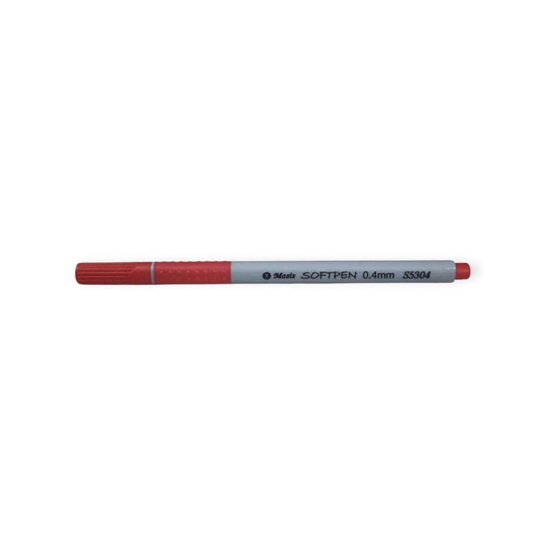 Masis Softpen Fineliner Kırmızı 10'lu Paket