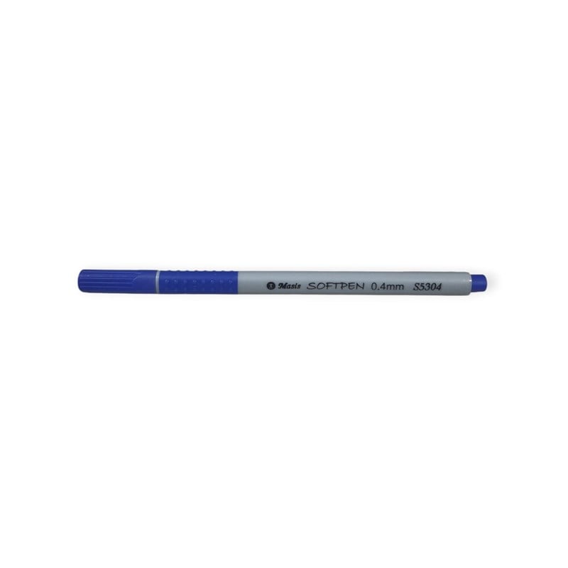 Masis Softpen Fineliner Koyu Mavi 10'lu Paket