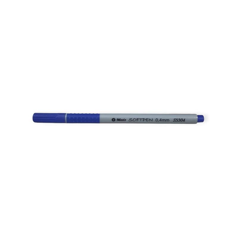 Masis Softpen Fineliner Koyu Mavi 10'lu Paket