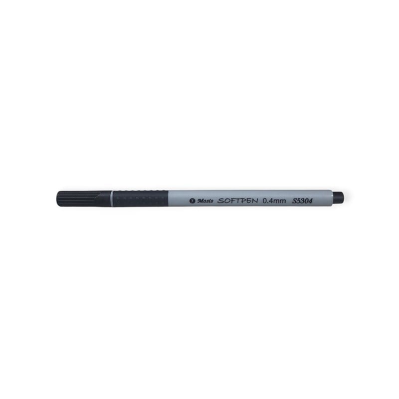 Masis Softpen Fineliner Siyah 10'lu Paket