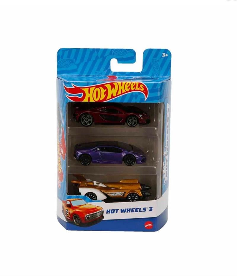 Mattel K5904 Hot Wheels Üçlü Araba Seti