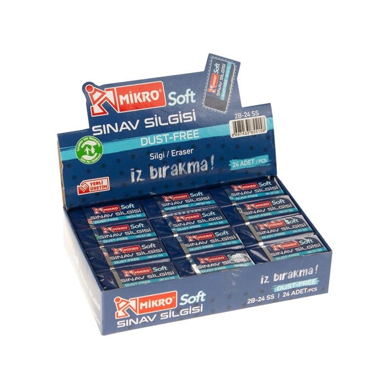 Mikro Silgi 2B-24SS Sınav Soft 24'lü Paket
