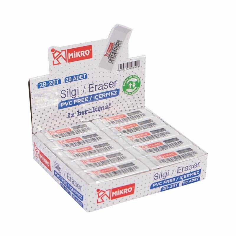 Mikro Silgi ST. 2B-20T 20’li Paket