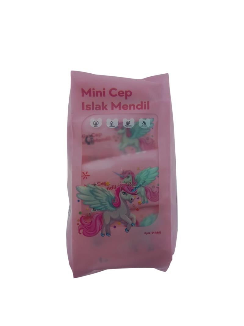 Mini Cep Tipi Islak Mendil 8’li Paket