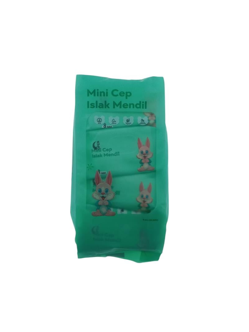 Mini Cep Tipi Islak Mendil 8’li Paket