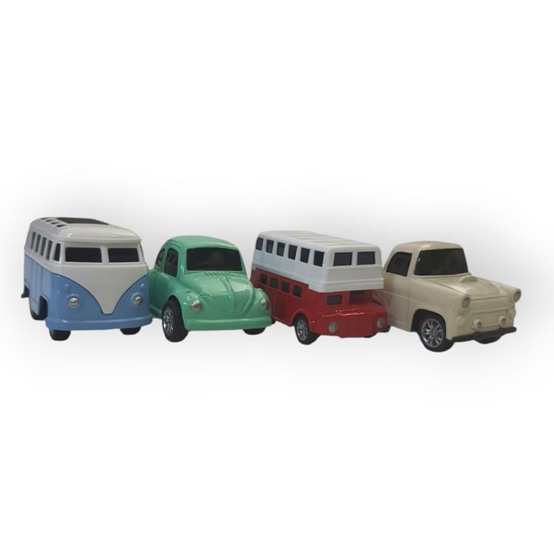 MİNİK METAL ARABA  4'LÜ SET