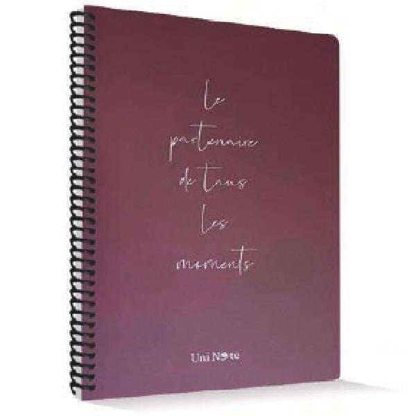 Moments Plastik Kapak 120 Yaprak Spiralli Kareli Defter