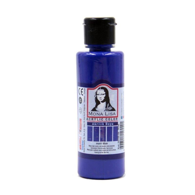 Monalisa Akrilik Boya 70 Ml Prusya Mavi 12'li Paket