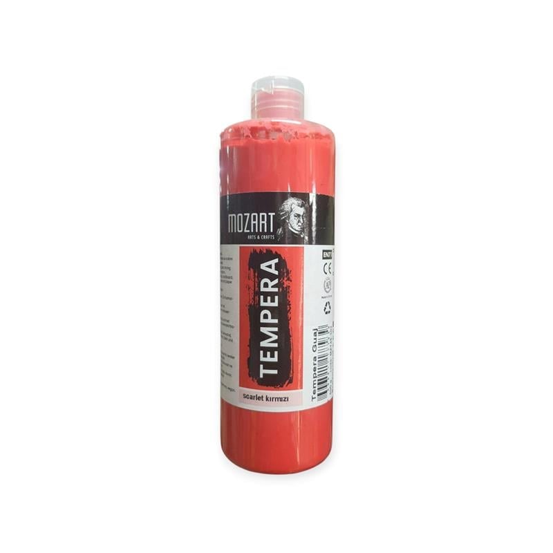 Mozart Tempera Scarlet Kırmızı 303 Guaj Boya 500 gr 