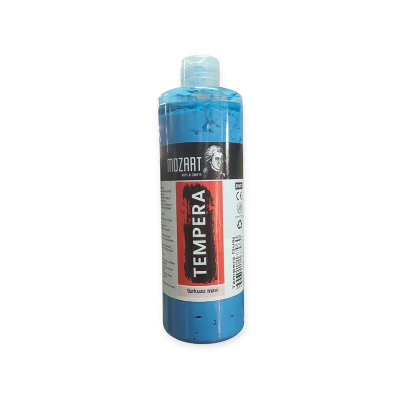 Mozart Tempera Türkuaz Mavi 522 Guaj Boya 500 gr 