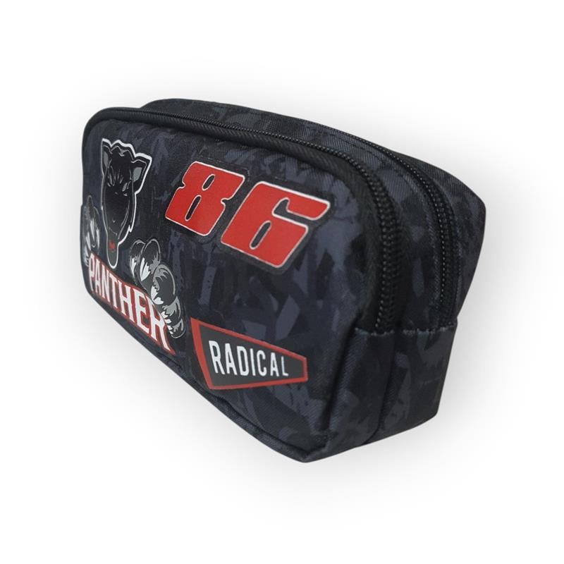 MUGGLE THE ORIGINAL PANTHER 86 SİYAH ÇİFT BÖLMELİ KALEM ÇANTASI 