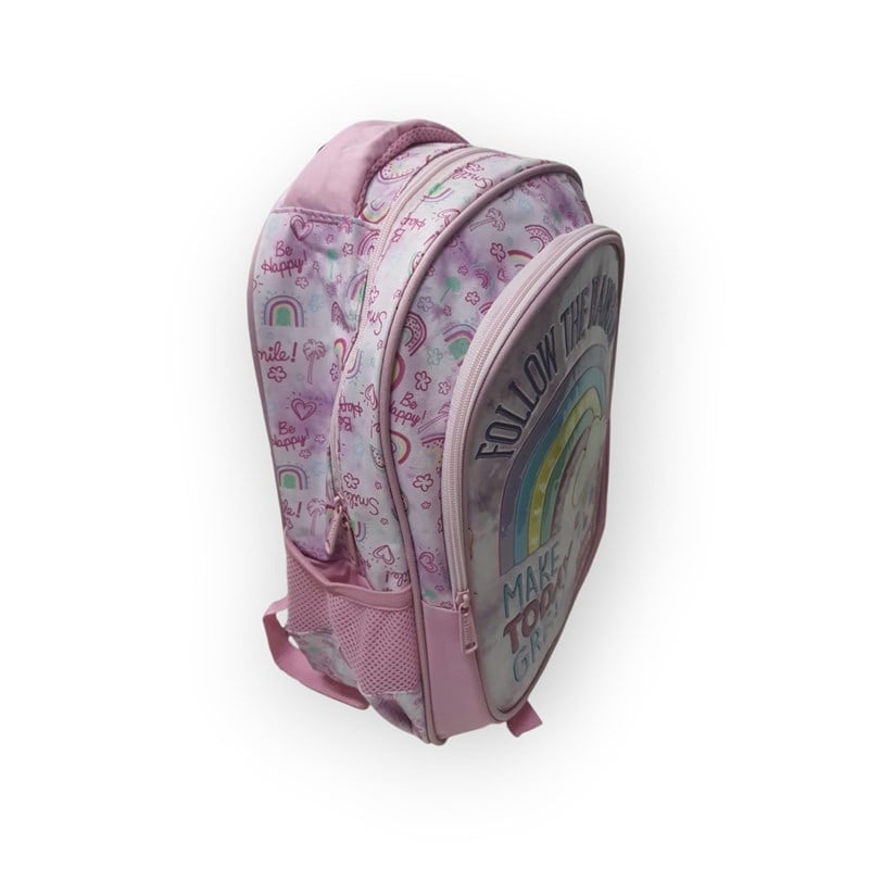 MUGGLE THE ORIGINAL SOFT RAINBOW PEMBE OKUL ÇANTASI MU.6696