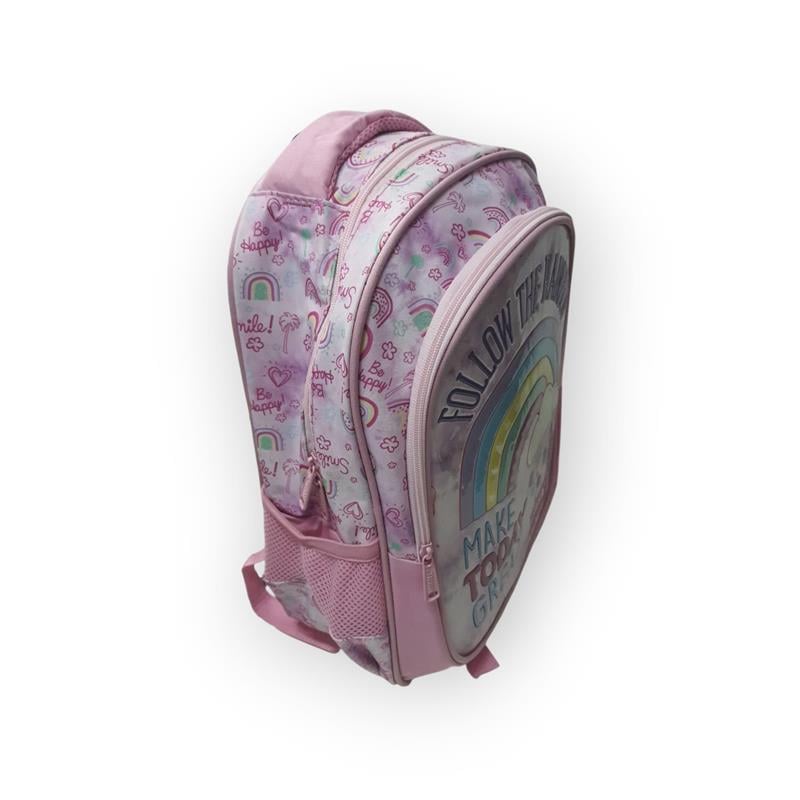 MUGGLE THE ORIGINAL SOFT RAINBOW PEMBE OKUL ÇANTASI MU.6696
