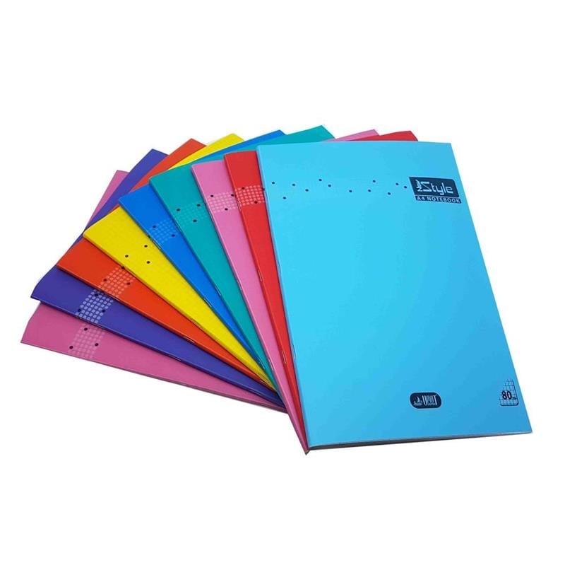 Newstyle Defter Plastik Kapak A4 80 Kareli 12 Adet